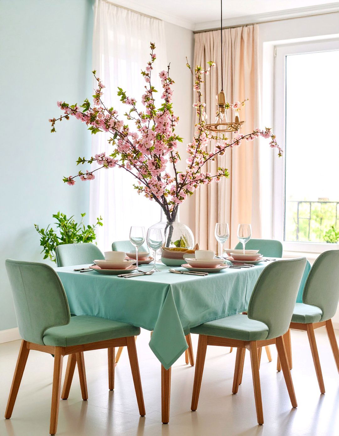 Seasonal Branch Centerpiece - 25 Flower Centerpiece Ideas