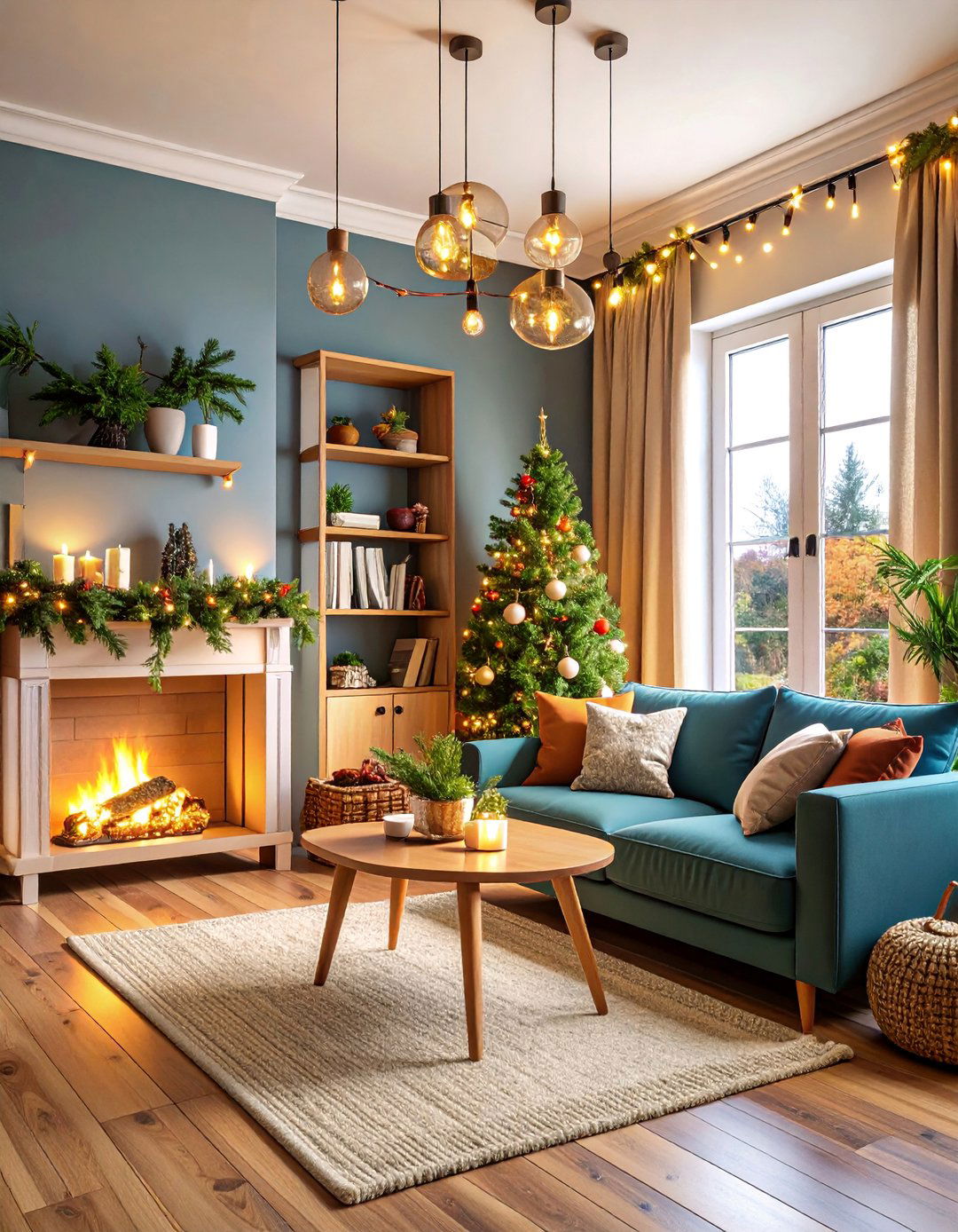Seasonal Celebration Corner - 25 Living Room Corner Ideas