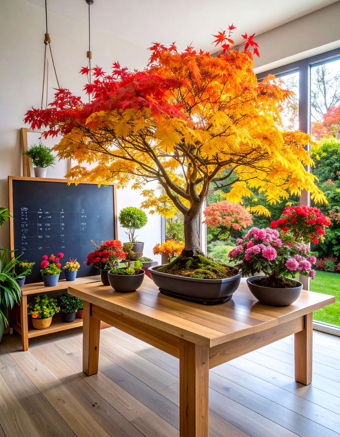Seasonal Color Bonsai Garden - 25 Bonsai Garden Ideas