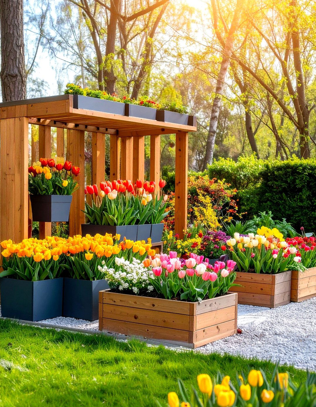 Seasonal Color Rotation Display - 25 Container Garden Ideas
