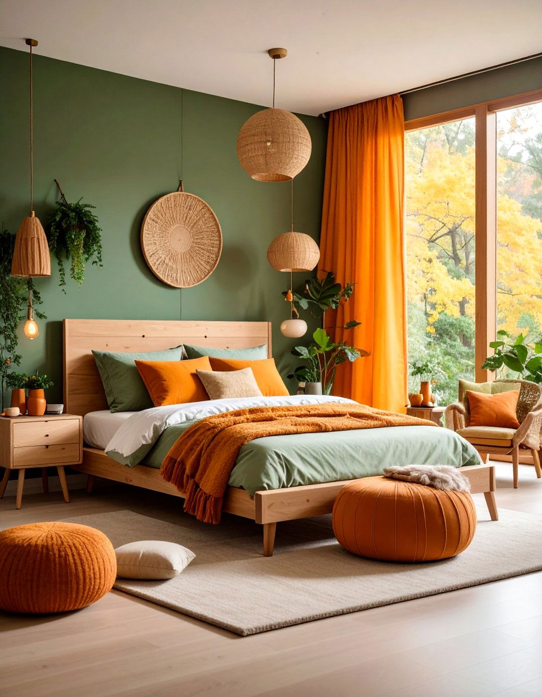Seasonal Forest Bedroom with Changeable Decor Elements