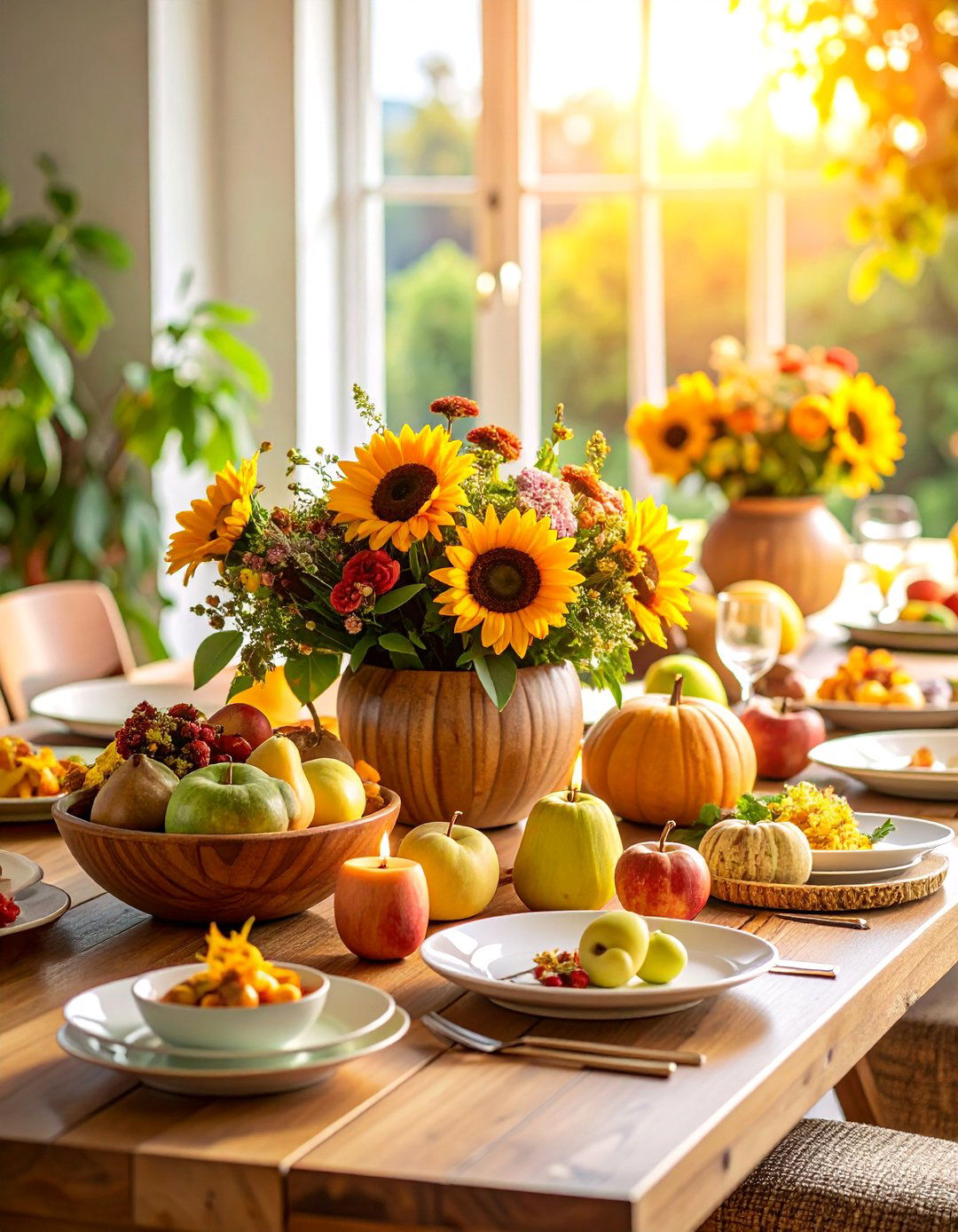 Seasonal Fruit and Flower Arrangements - 25 Rehearsal Dinner Centerpiece Ideas