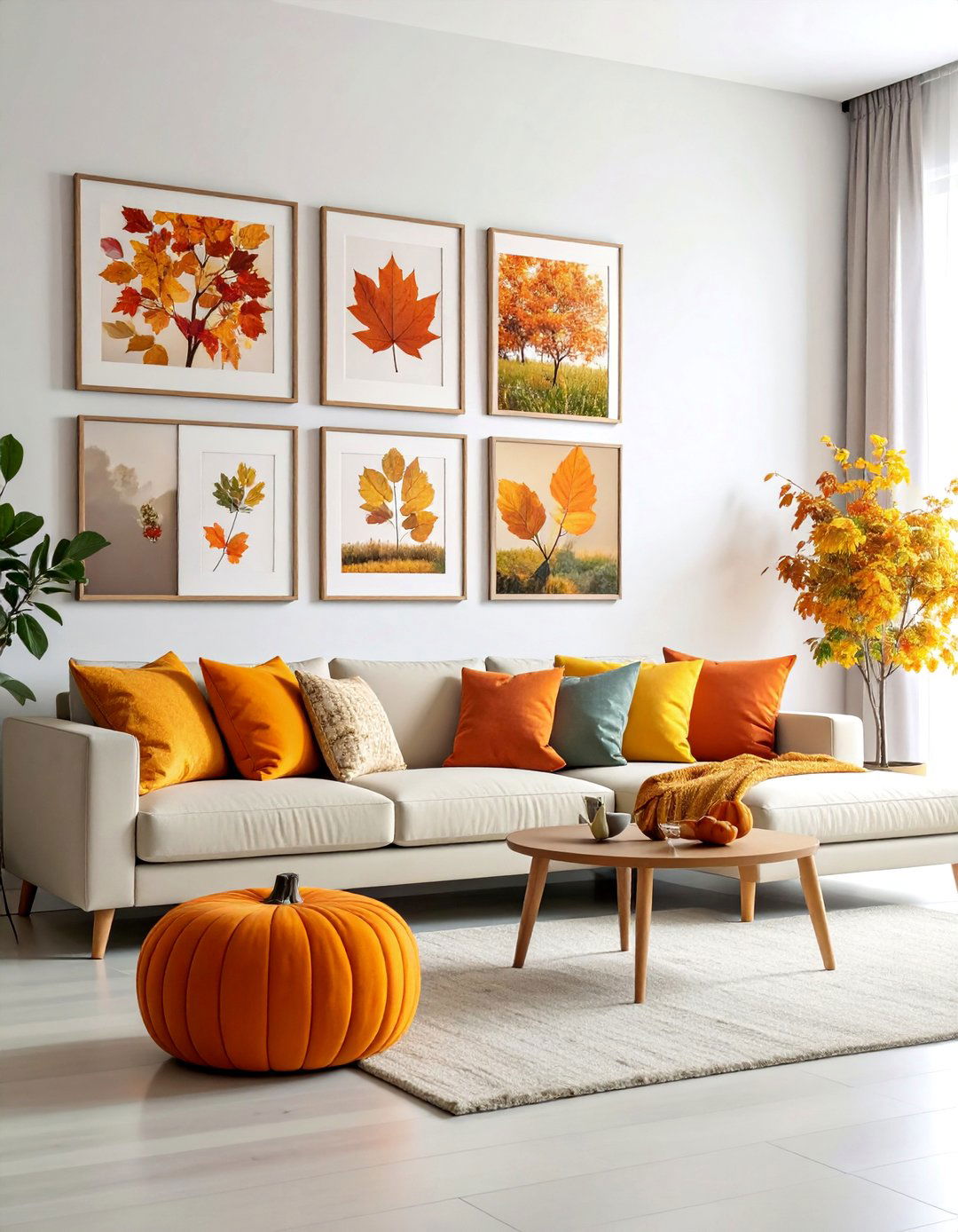 Seasonal Rotating Gallery Wall - 25 Gallery Wall Ideas