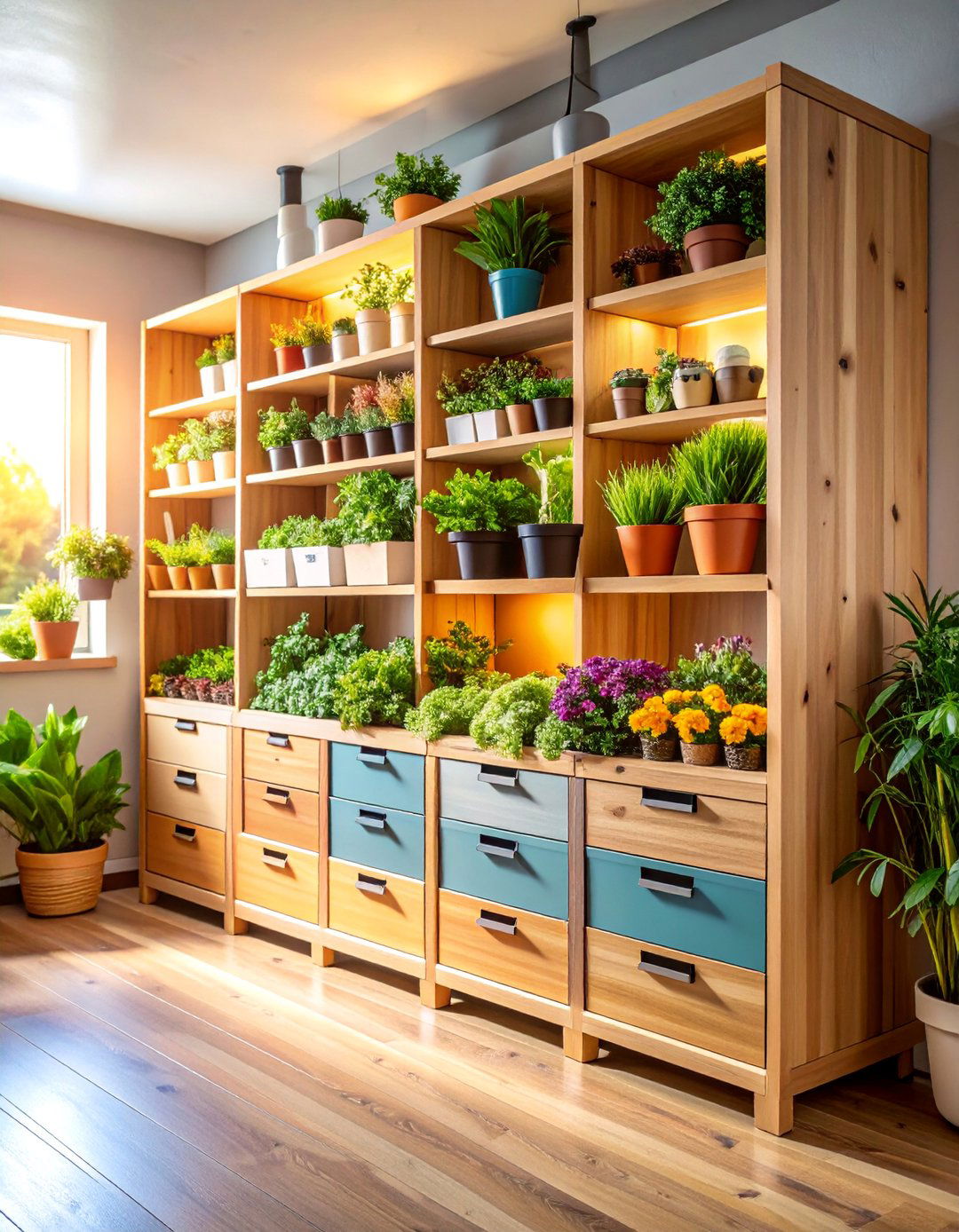 Seasonal Rotation Cabinet - 25 Seed Storage Ideas