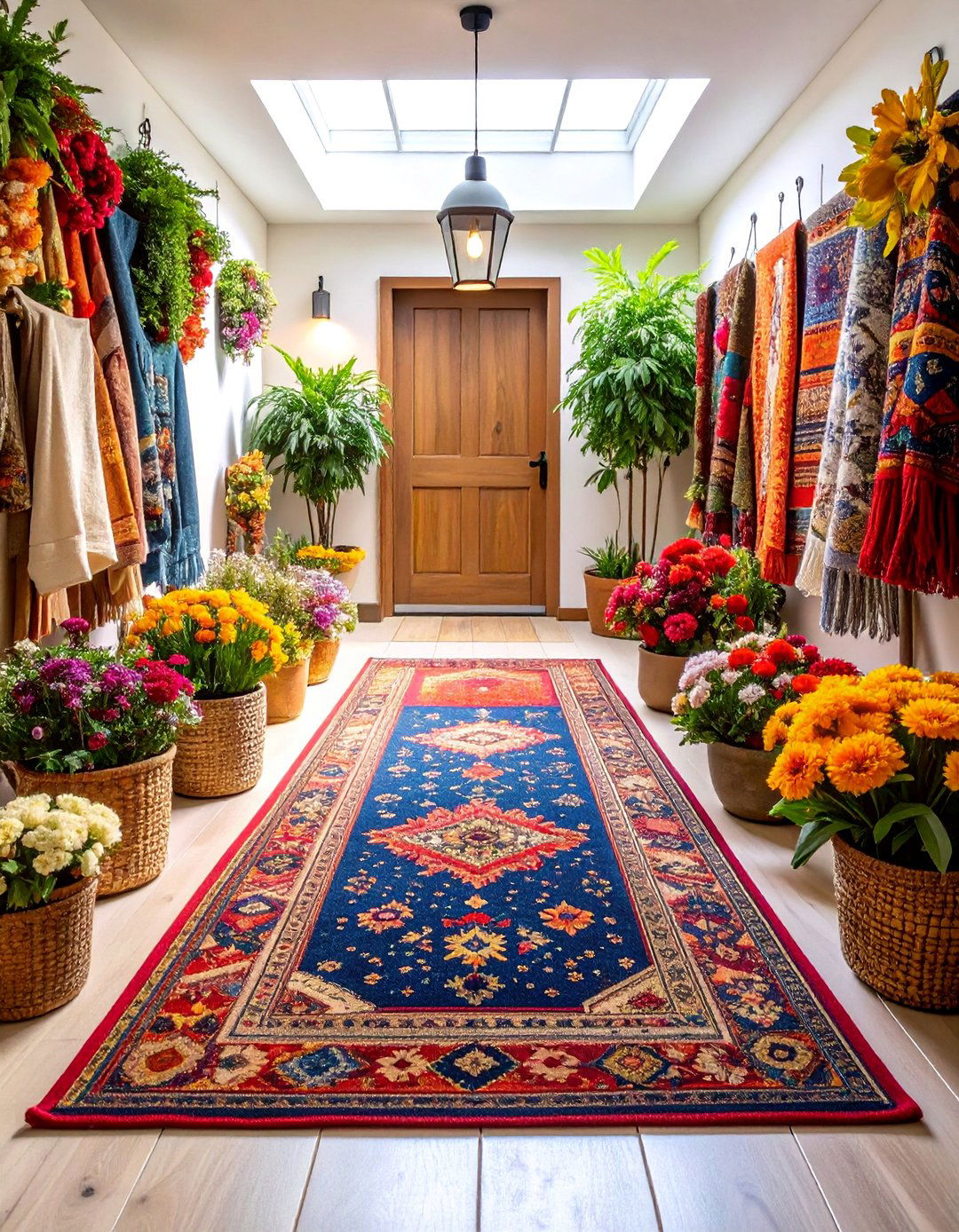 Seasonal Rotation Flexibility - 25 Entryway Rug Ideas