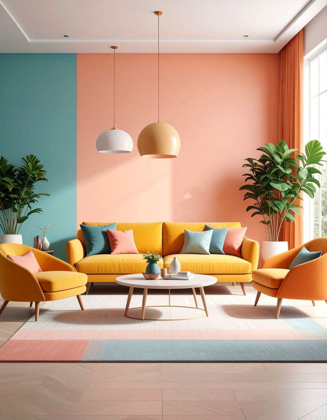 Seasonal Transformation Living Room with Flexible Design - 25 Large Living Room Ideas