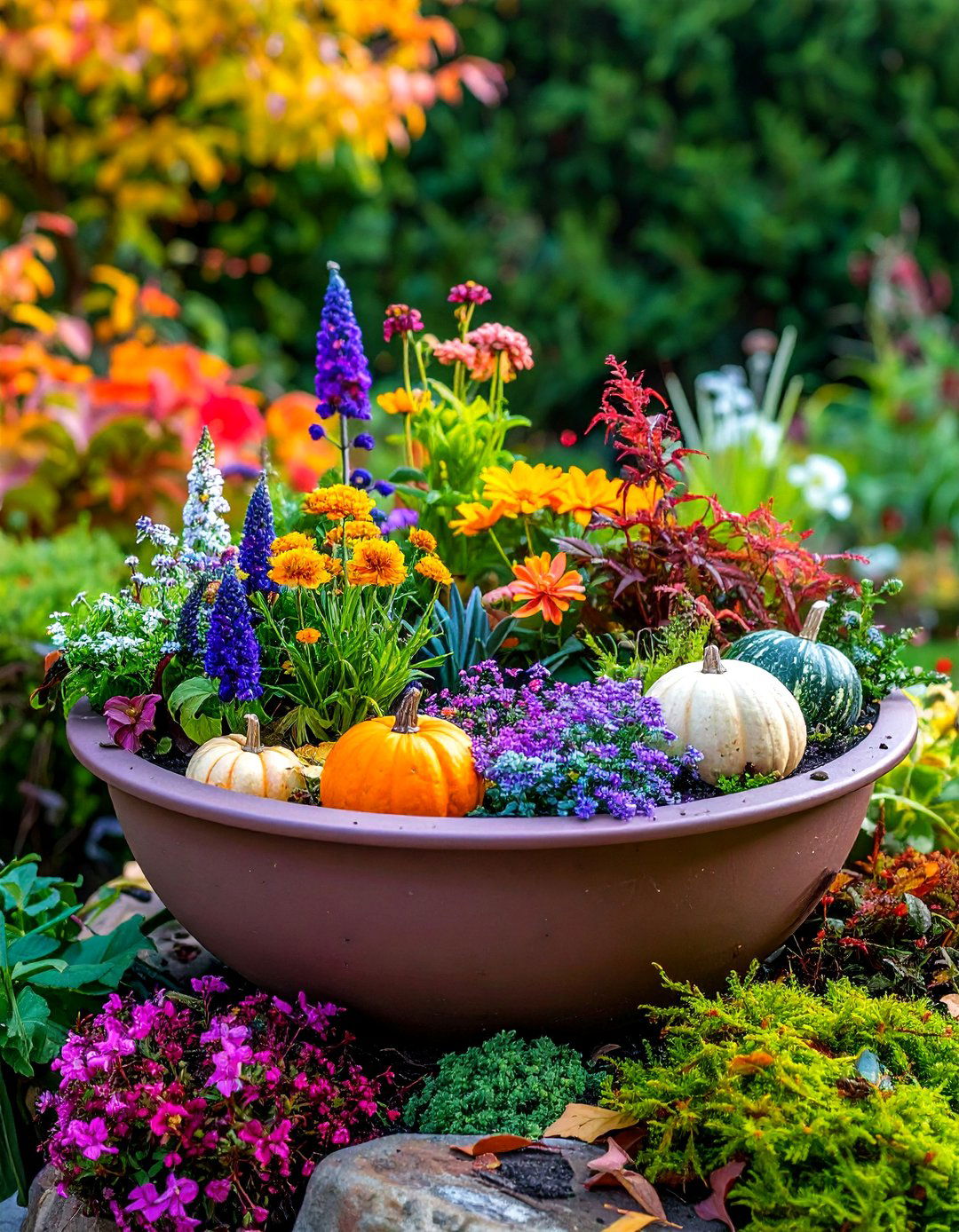 Seasonal Transition Fairy Garden - 25 Fairy Garden Container Ideas