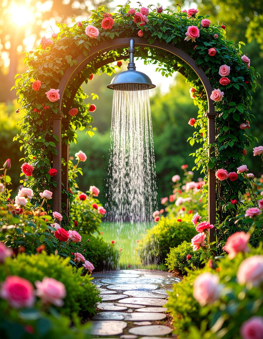 Secret Garden Hideaway Shower - 25 Outdoor Bathroom Ideas
