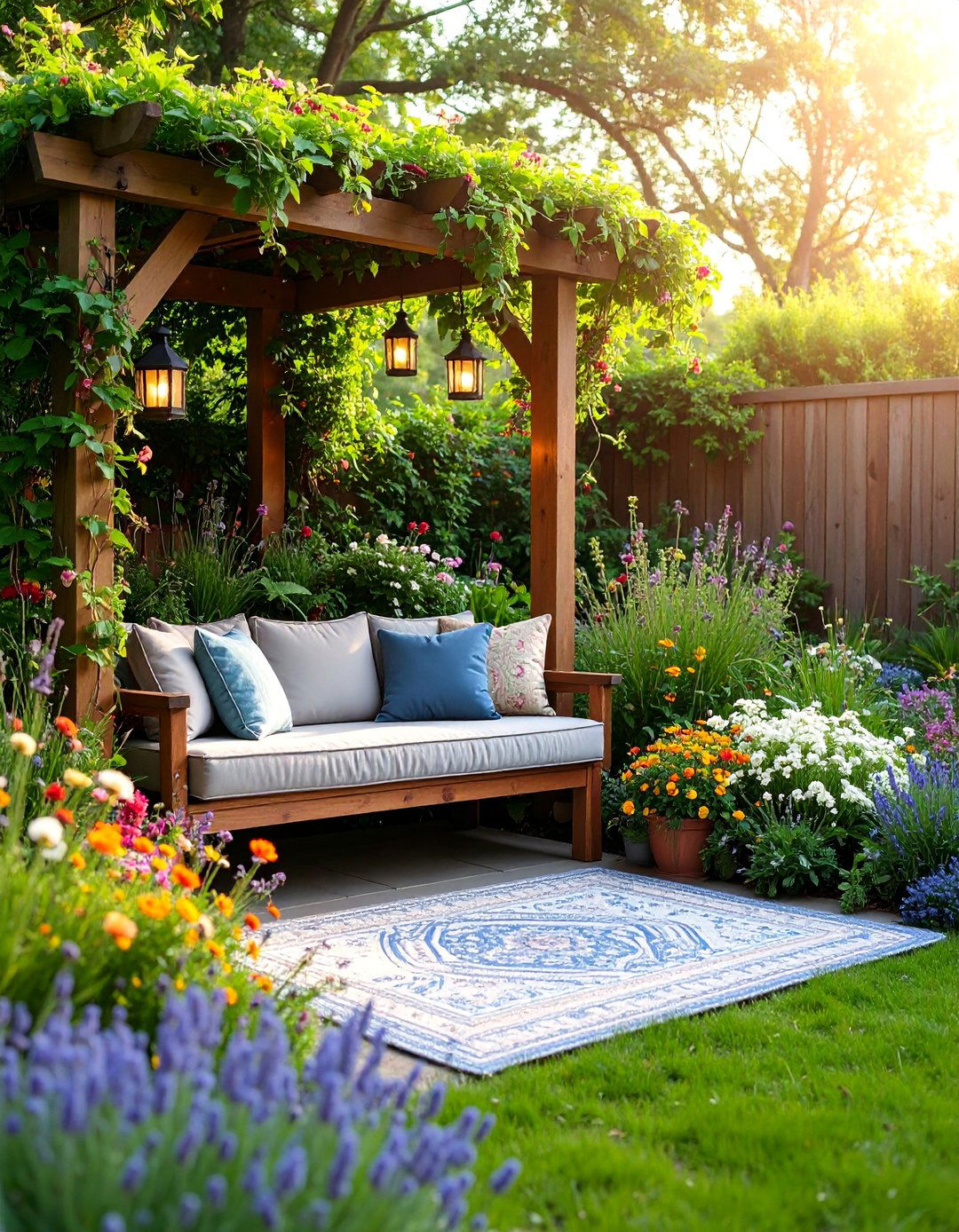 Secret Garden Reading Nook - 25 Outdoor Decor Ideas