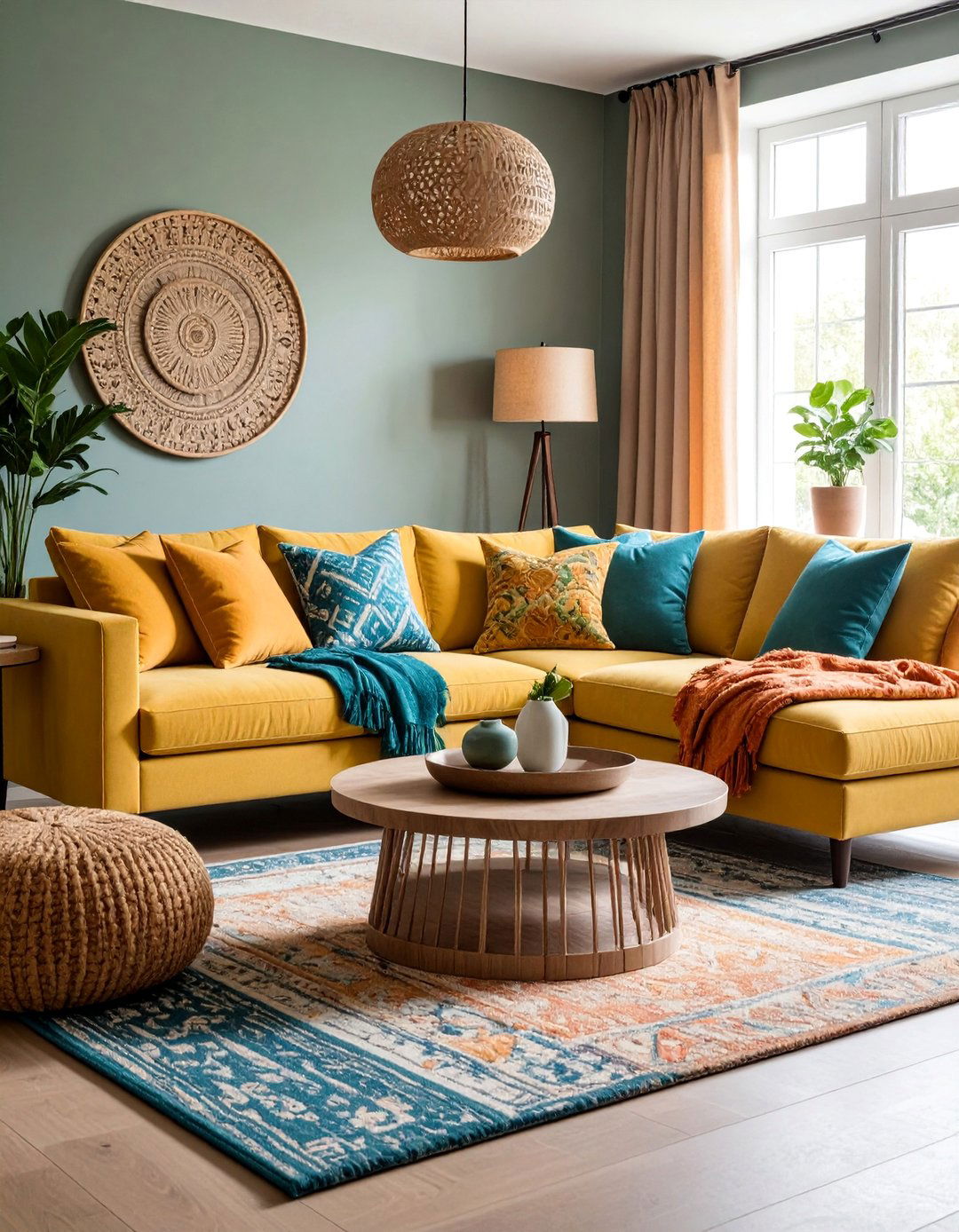 Sectional Centered Living Room Layout - 25 Apartment Small Living Room Ideas