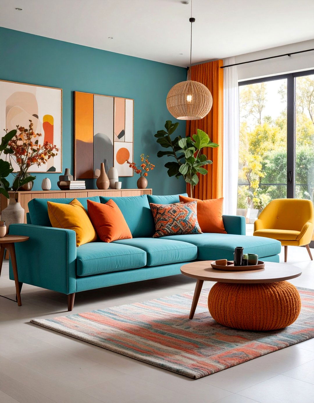 Sectional Room Divider in Open Floor Plans - 25 Sectional Living Room Ideas