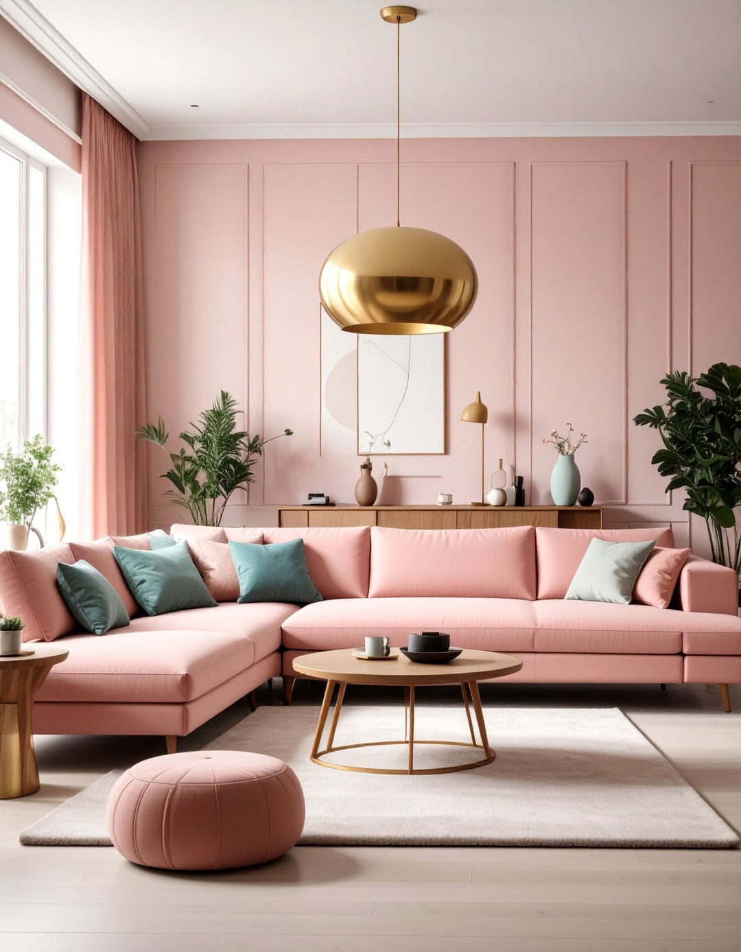 Sectional Sofa Paradise Living Room Design - 25 1980s Living Room Ideas