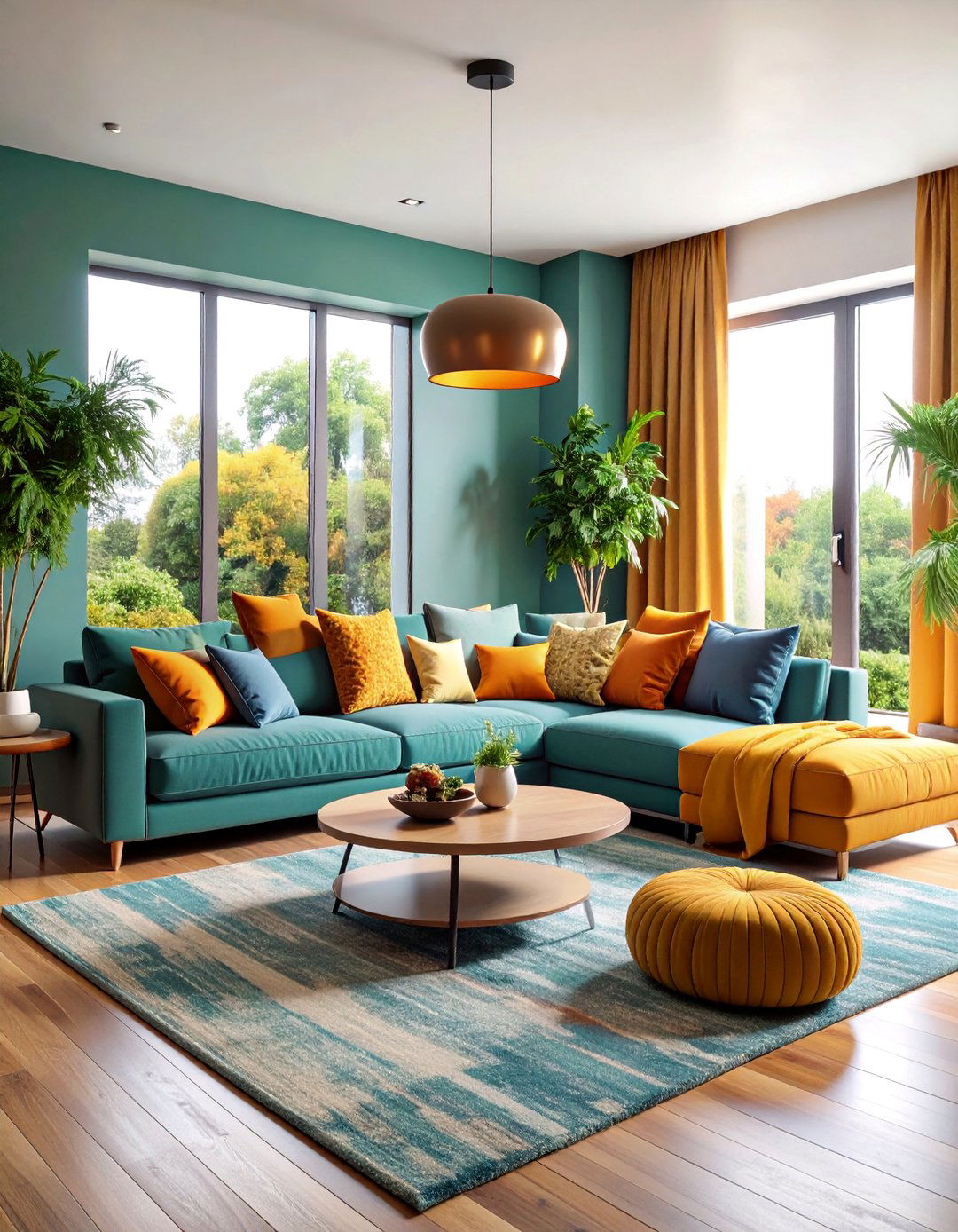 Sectional with Oversized Scale for Dramatic Impact - 25 Sectional Living Room Ideas