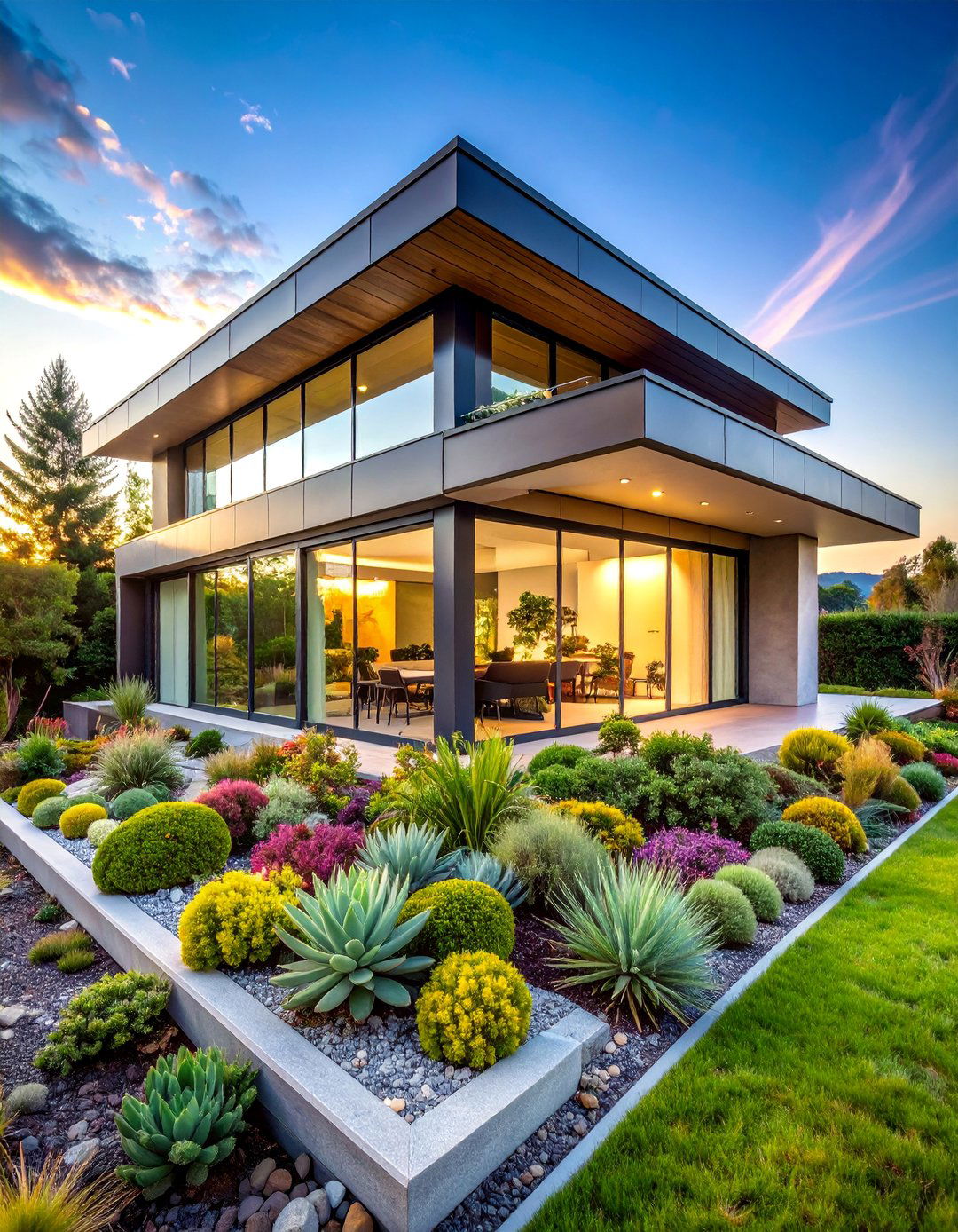 Sedum Carpet Extensive Green Roof House - 25 Houses With Green Roofs
