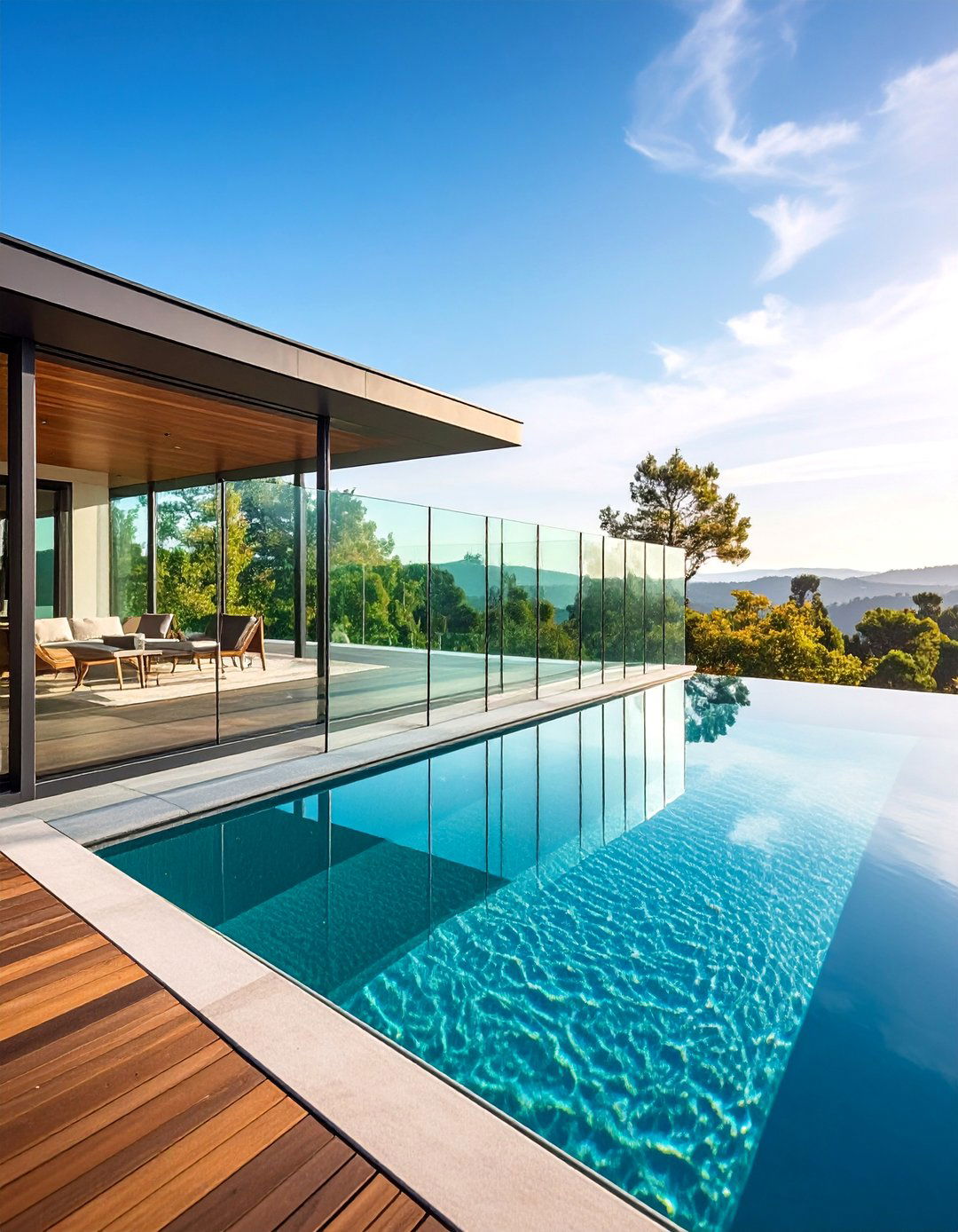 Semi Frameless Glass Fence - 25 Pool Fence Ideas