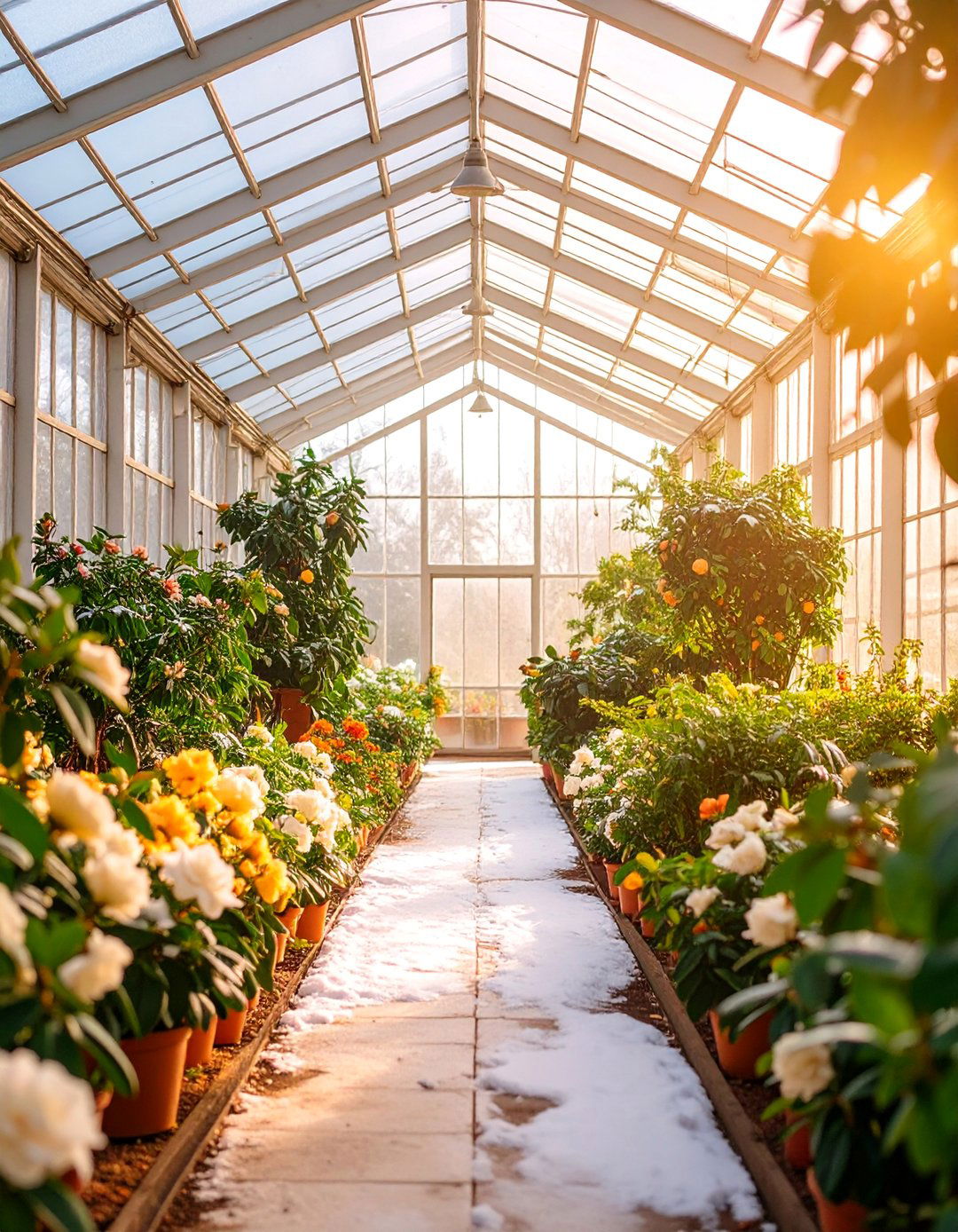Sensory Greenhouse Winter Garden - 25 Sensory Garden Ideas