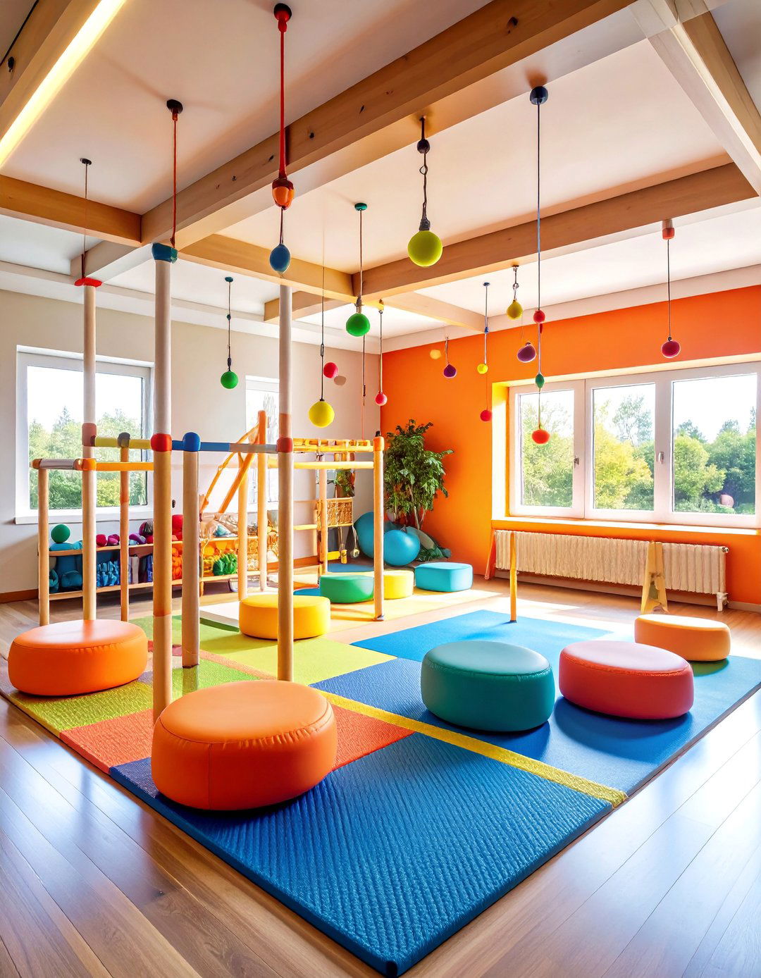 Sensory Room with Gross Motor and Physical Therapy Integration - 25 Sensory Room Ideas