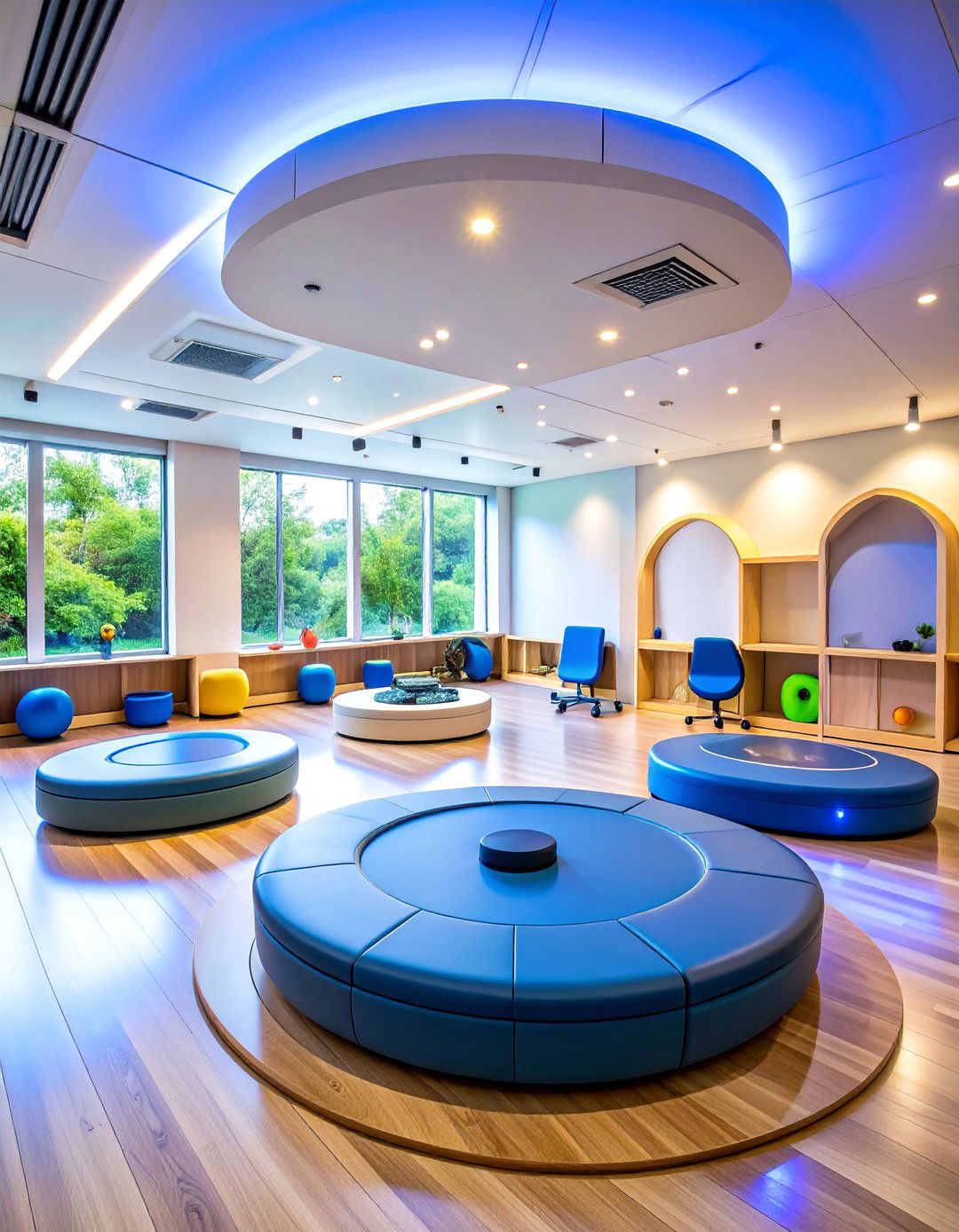 Sensory Room with Interactive Technology Integration