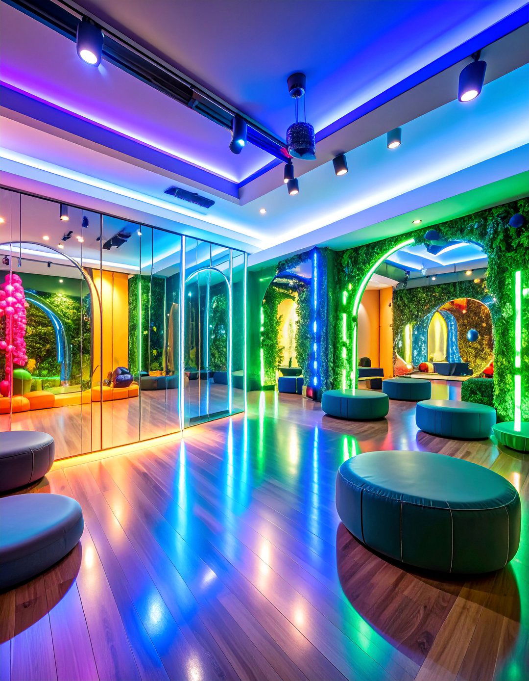 Sensory Room with Mirror Therapy and Reflection Spaces - 25 Sensory Room Ideas