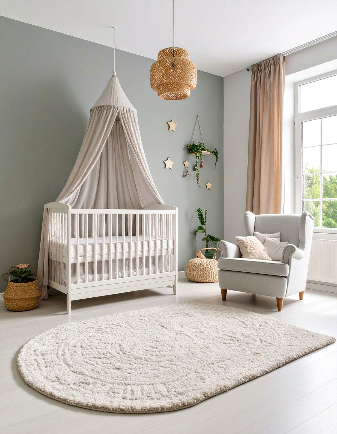 Serene Greige Nursery with Soft Textures - 25 Greige Interior Design Ideas
