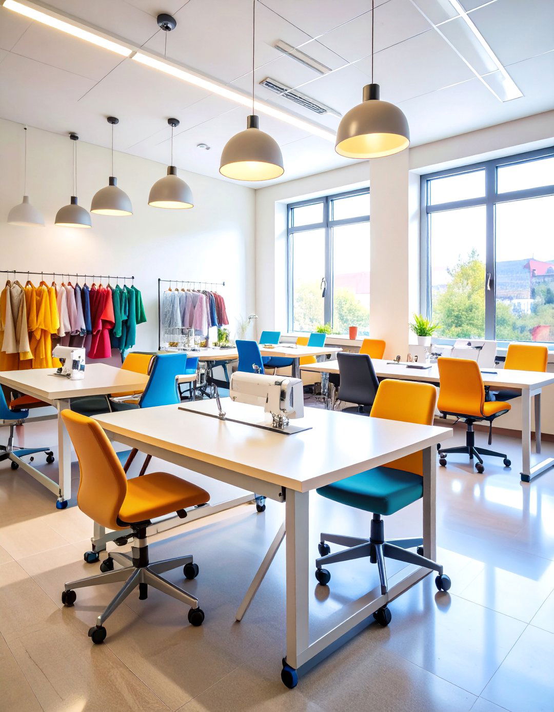 Sewing Room Accessible Ergonomic Setup - 25 Sewing Room Ideas