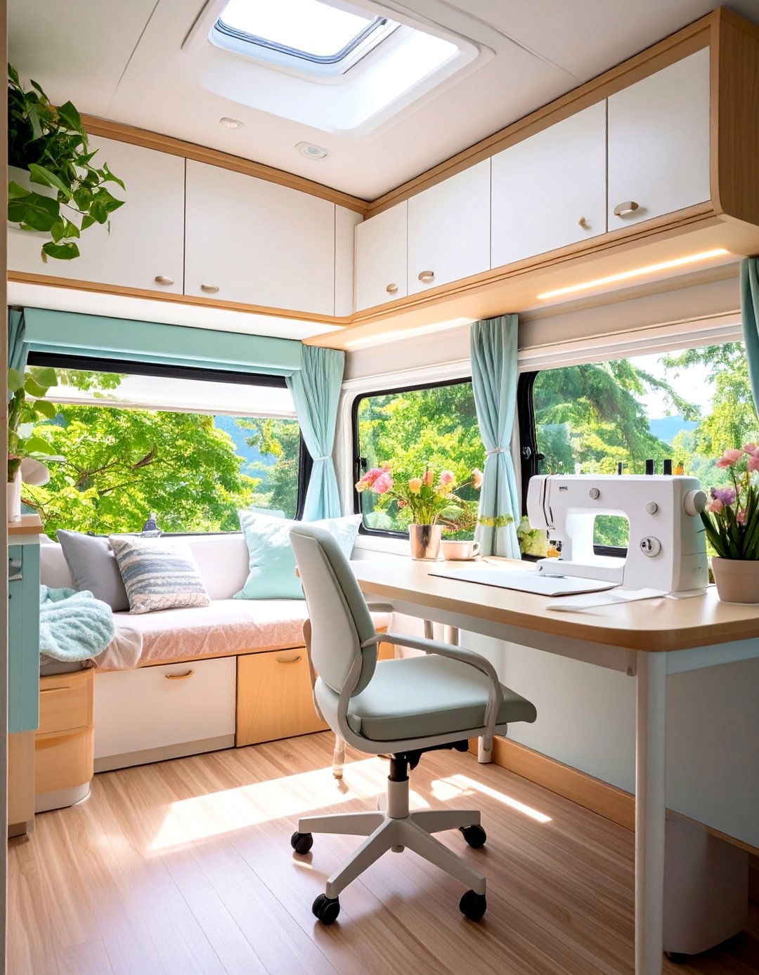 Sewing Room RV Tiny Studio - 25 Sewing Room Ideas