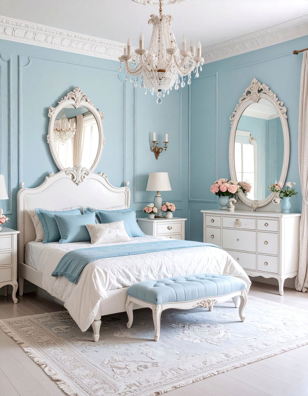 Shabby Chic Guest Room with Vintage Romance - 25 guest room ideas