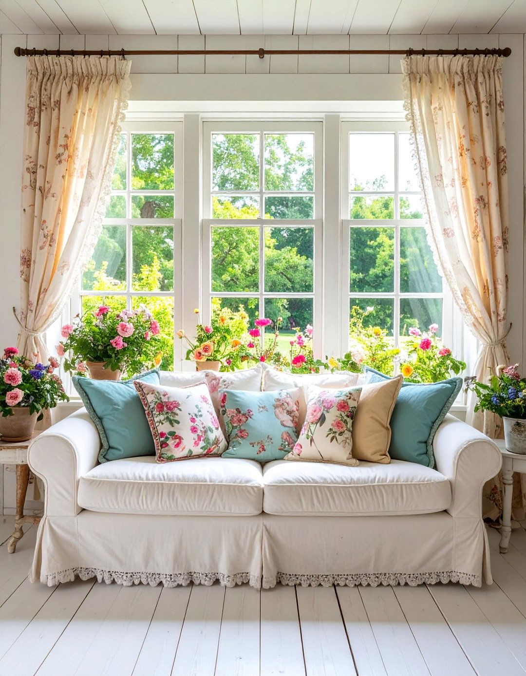 Shabby Chic Window Perch - 25 Window Seat Ideas