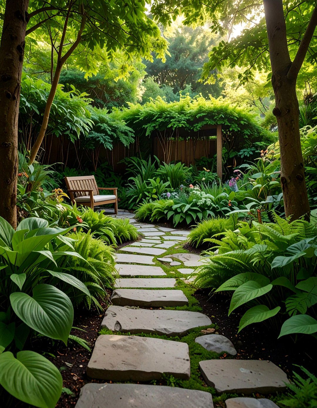 Shade Garden Retreat - 25 Garden Ideas
