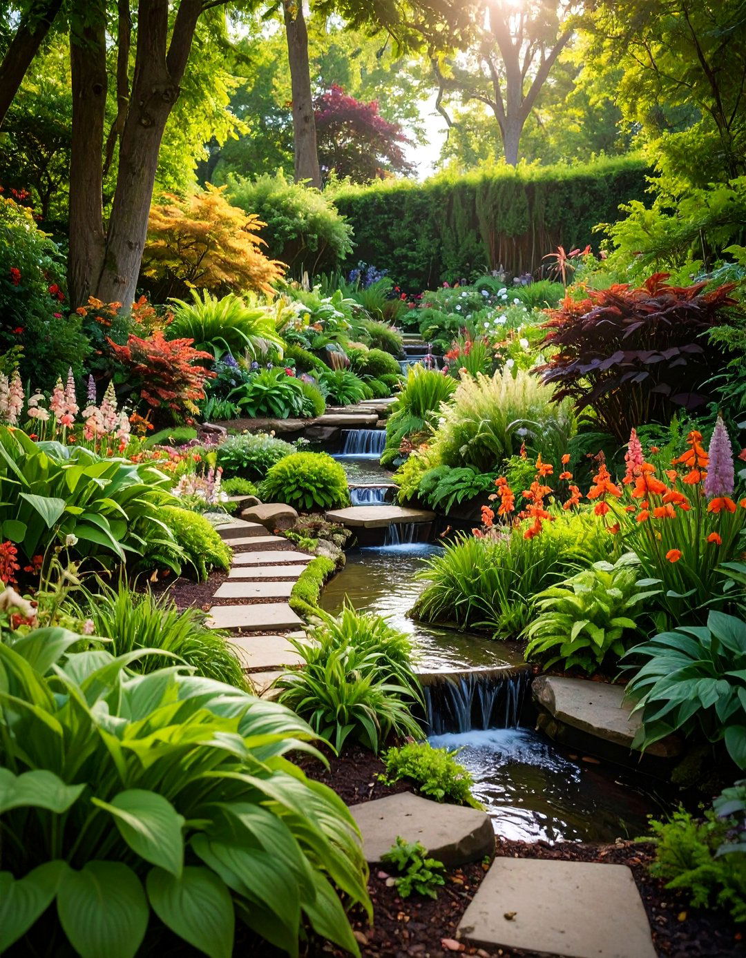 Shade Garden Slope - 25 Sloping Garden Design Ideas