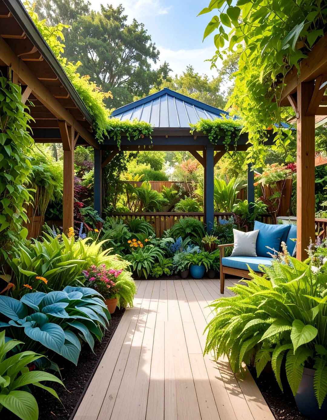 Shade Garden for Covered Patios - 25 Patio Small Garden Ideas