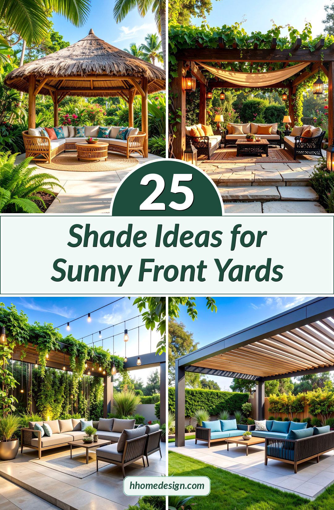 25 Shade Ideas for Sunny Front Yards