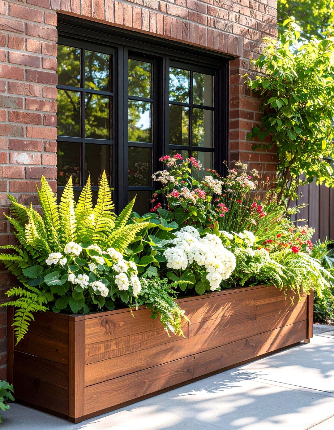 Shade Loving Window Box Retreat - 25 window box ideas