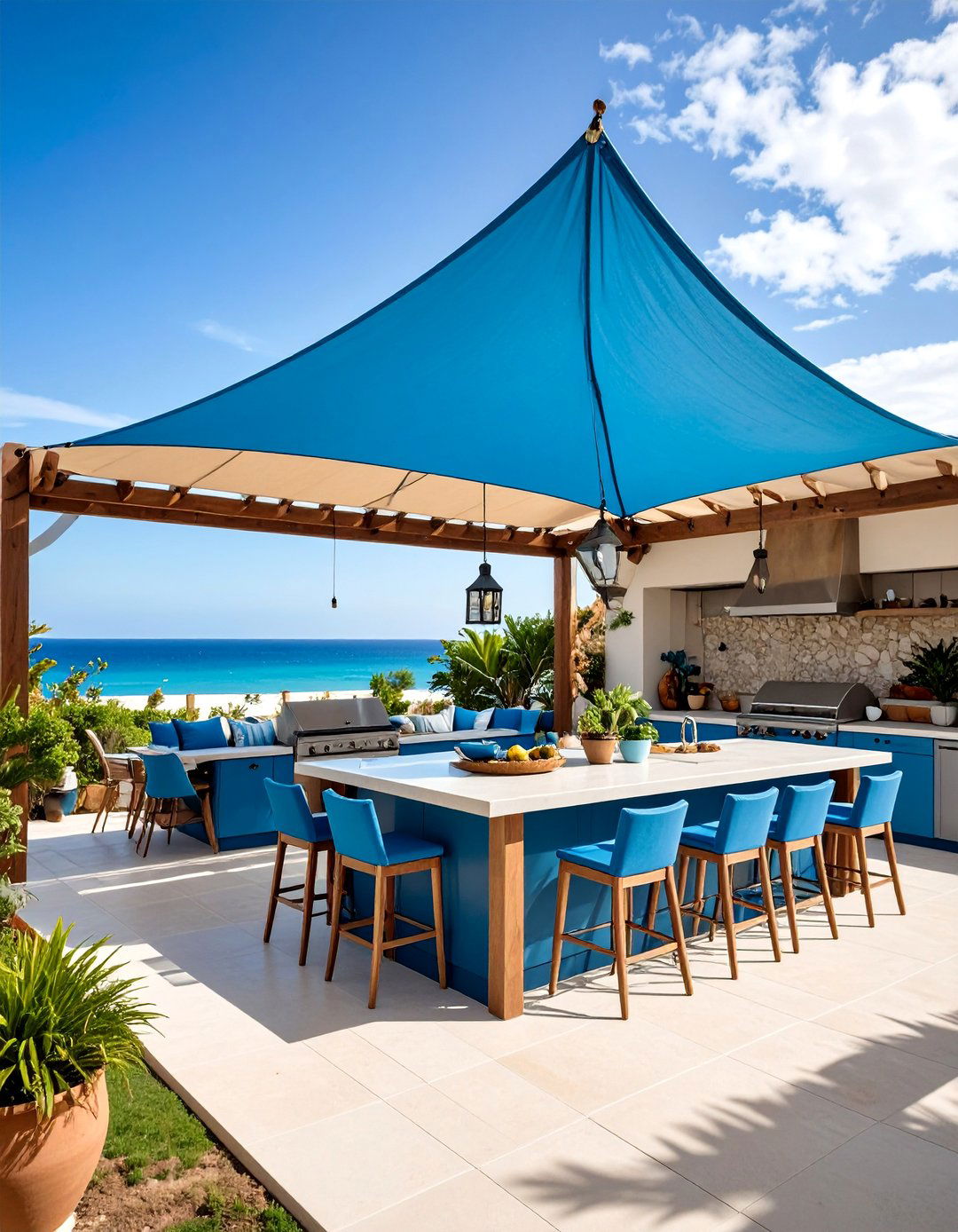 Shade Sail Pergola Roof - 25 Pergola Roof Ideas