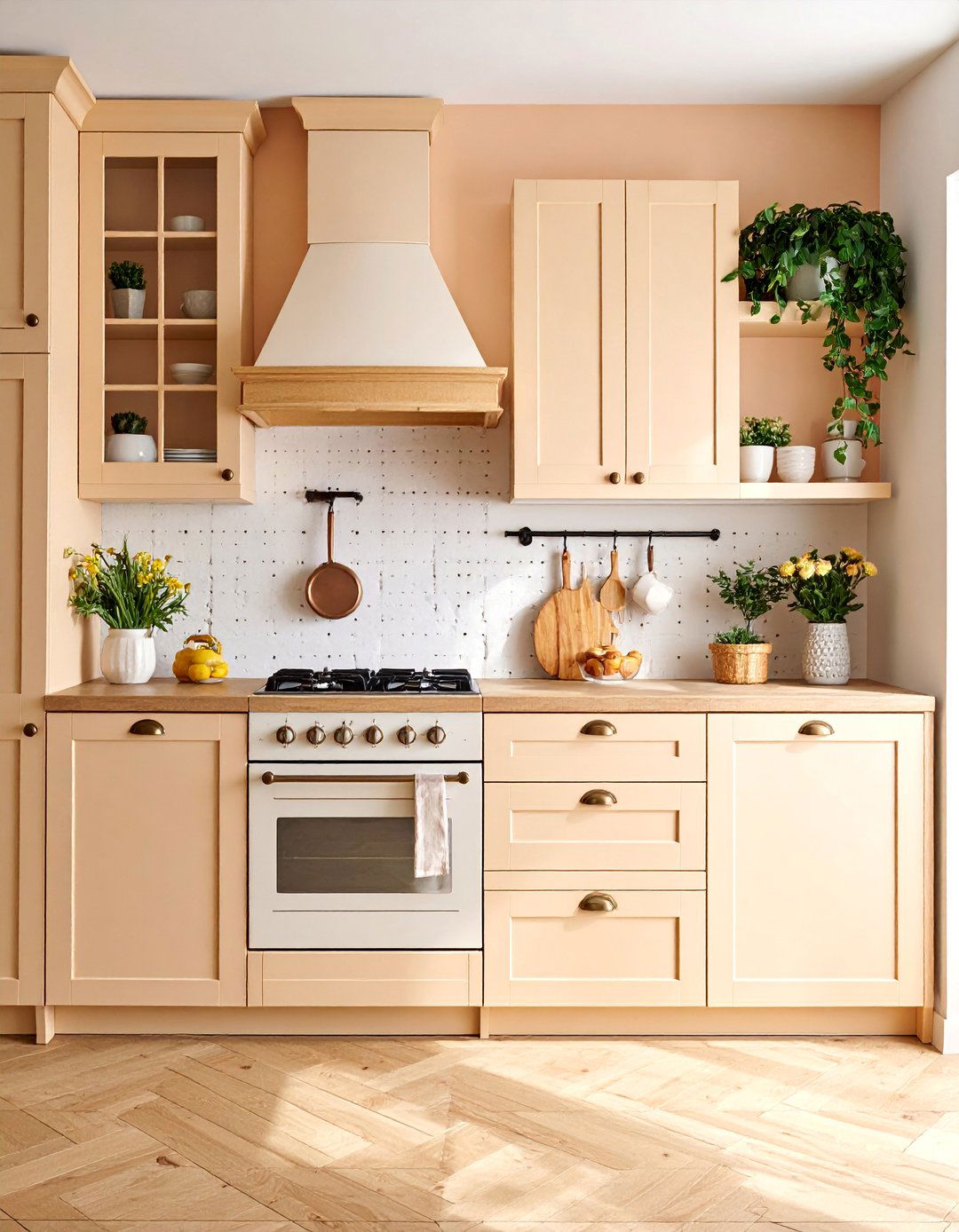 Shaker Simplicity Beige Kitchen - 25 Kitchens With Beige Kitchen Cabinets