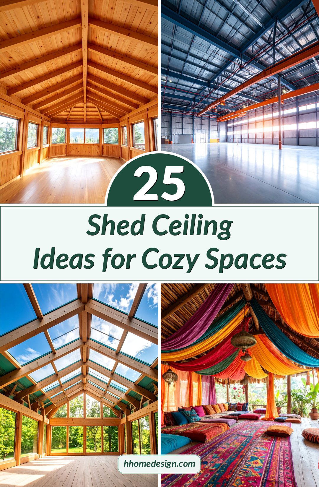 25 Shed Ceiling Ideas for Cozy Spaces