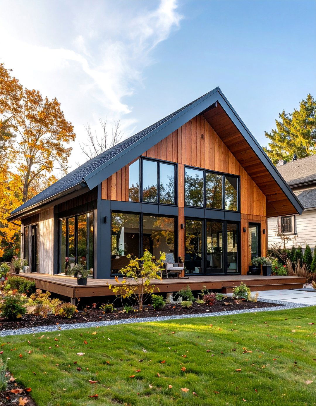 Shed Style Contemporary with Angular Lines - 25 Aesthetic House Exterior Ideas