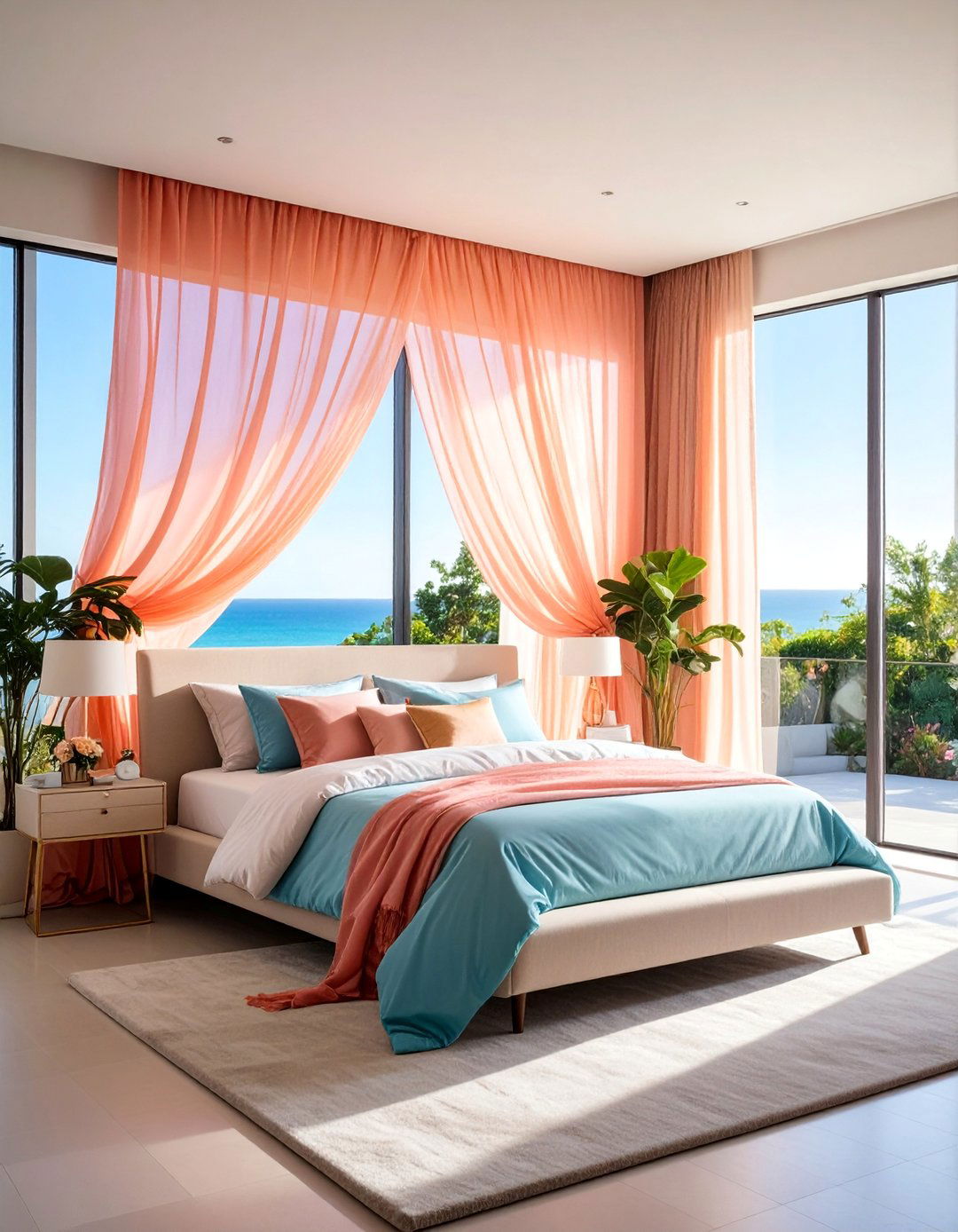 Sheer Layered Window Valance - 25 Window Valance Ideas
