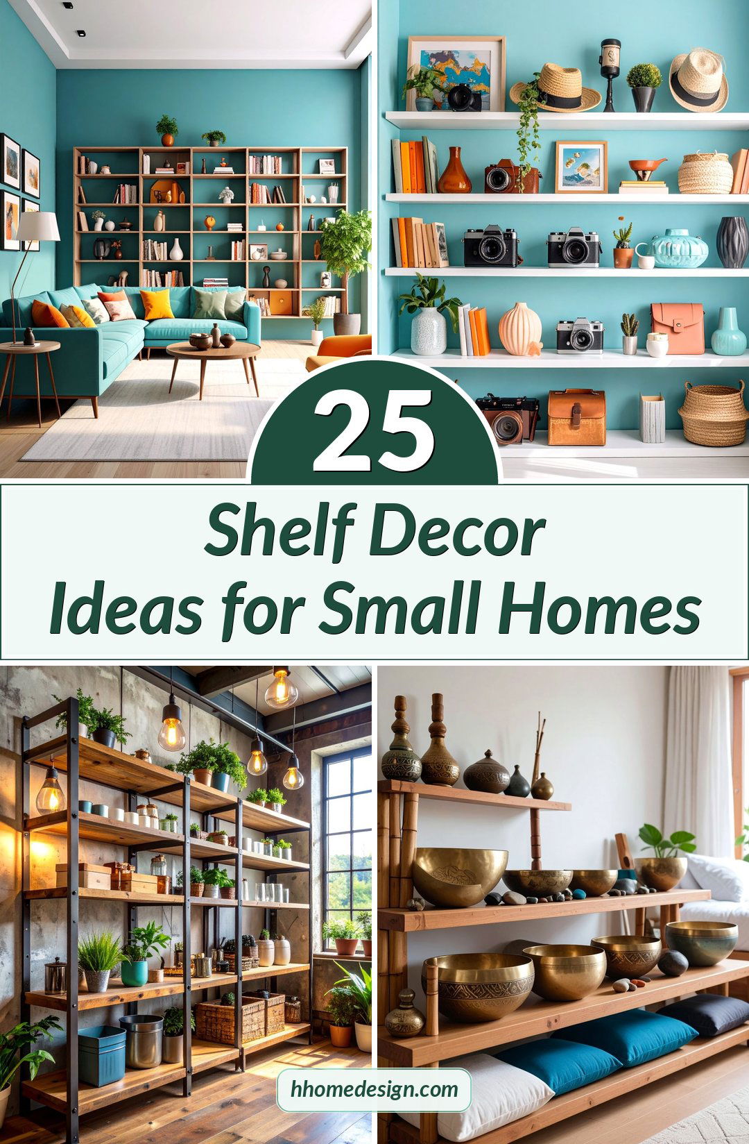 25 Shelf Decor Ideas for Small Homes