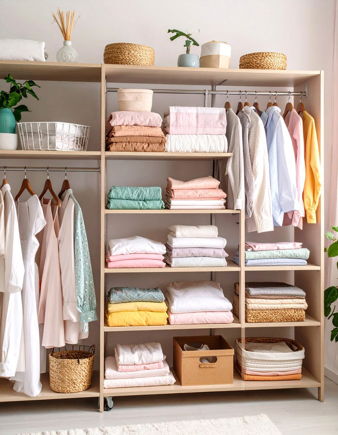 Shelf Liner Enhancement for Wire Shelving - 25 Linen Closet Organization Ideas