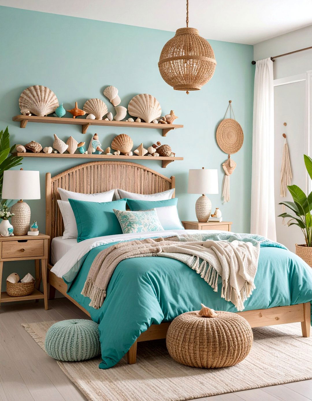 Shell Collection Display Mermaid Bedroom - 25 Underwater Mermaid Bedroom Ideas