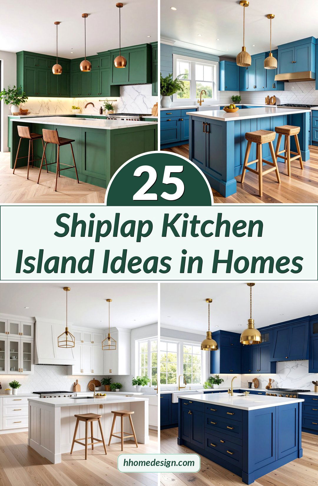 25 Shiplap Kitchen Island Ideas in Homes