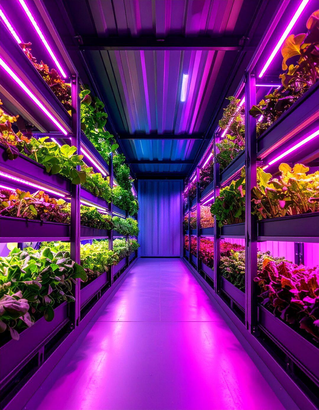 Shipping Container Vertical Garden with Automated Systems - 25 Vertical Garden Ideas