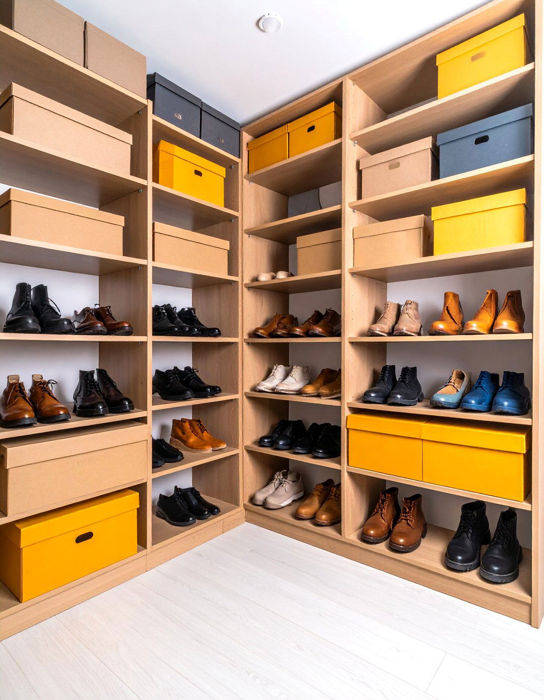 Shoe Storage Specialist Hall Closet - 25 Hall Closet Organization Ideas