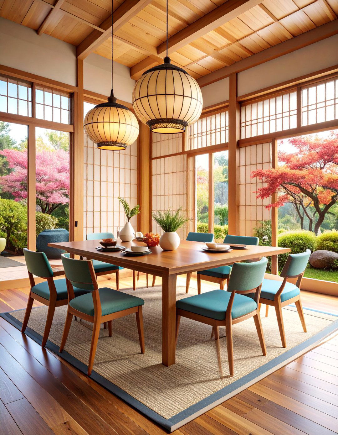Shoji Screen Room Divider Dining Area - 25 Japanese Dining Room Ideas