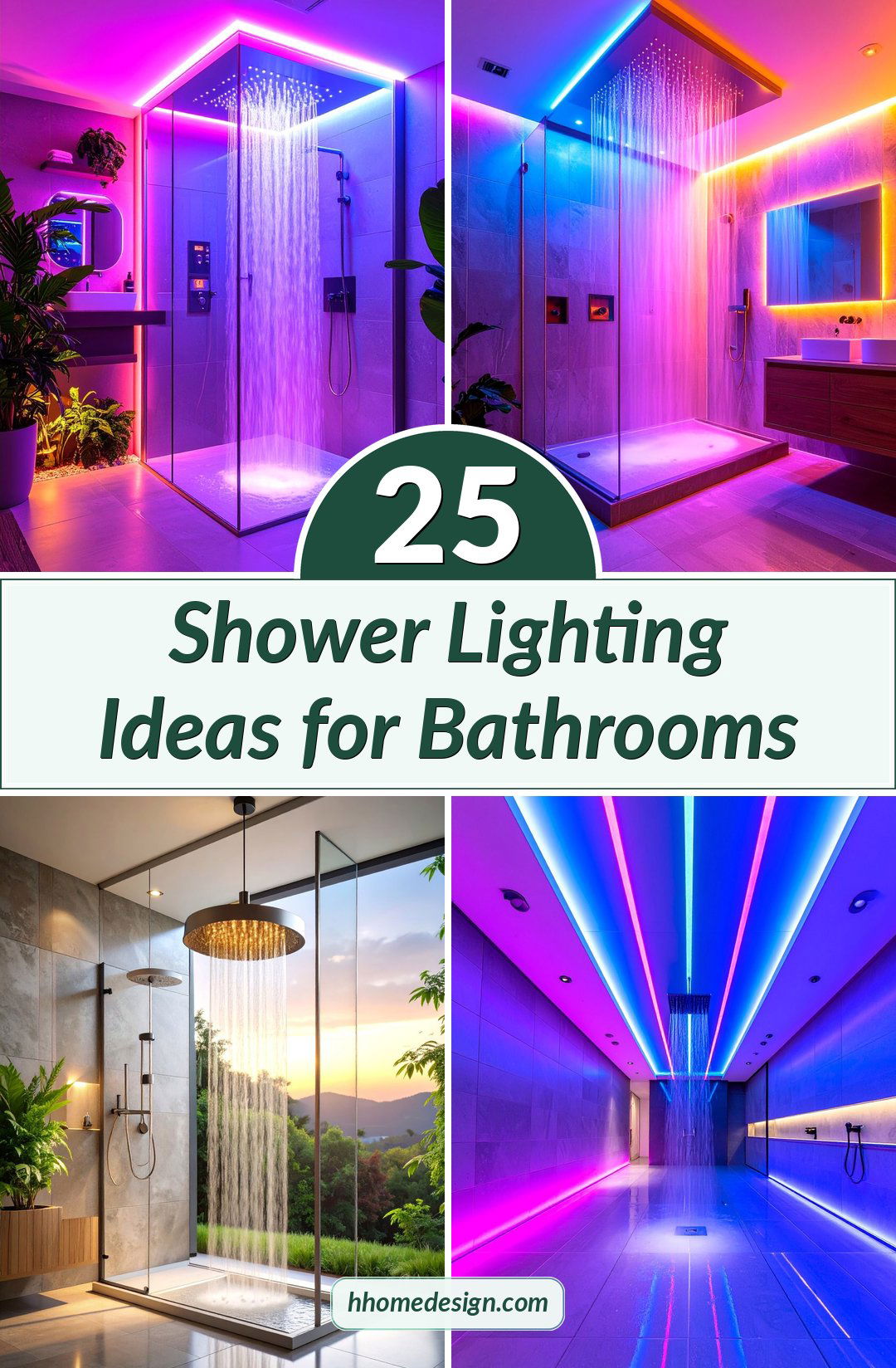 25 Shower Lighting Ideas for Bathrooms