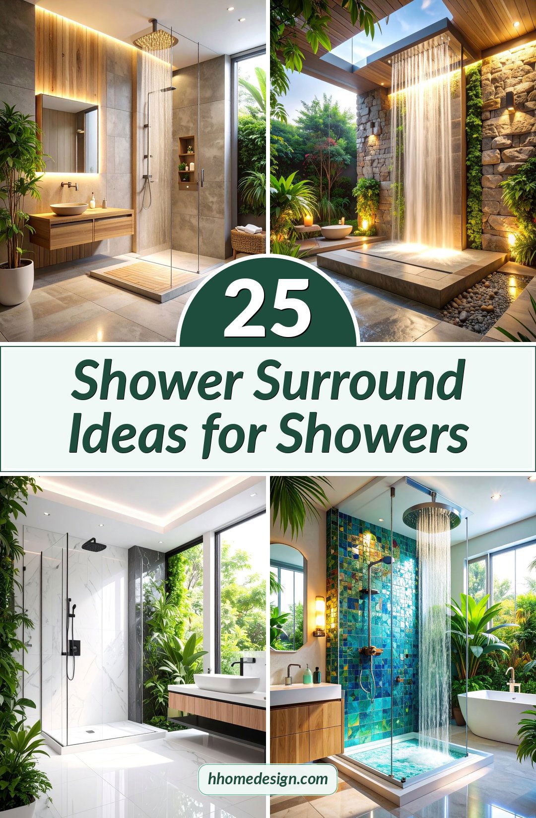 25 Shower Surround Ideas for Showers