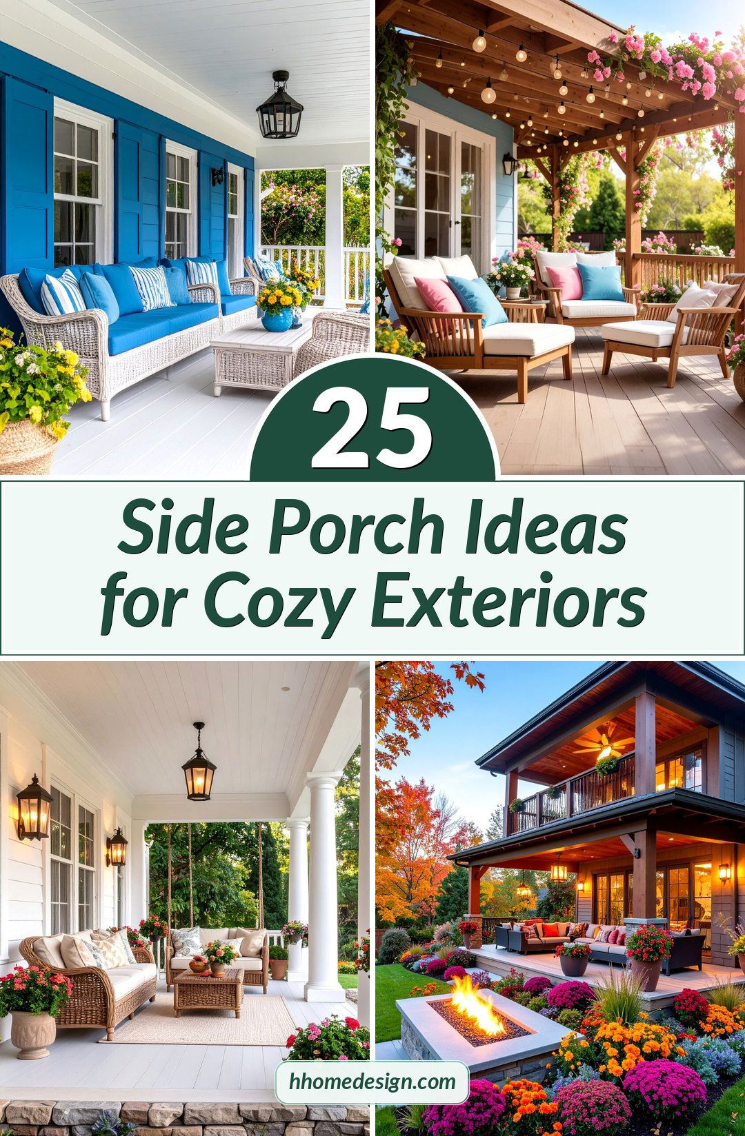 25 Side Porch Ideas for Cozy Exteriors