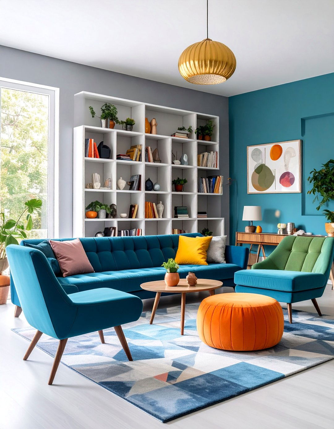 Silver Bullet Eclectic Family Room with Colorful Accents - 25 Light Gray Paint Colors for Your House