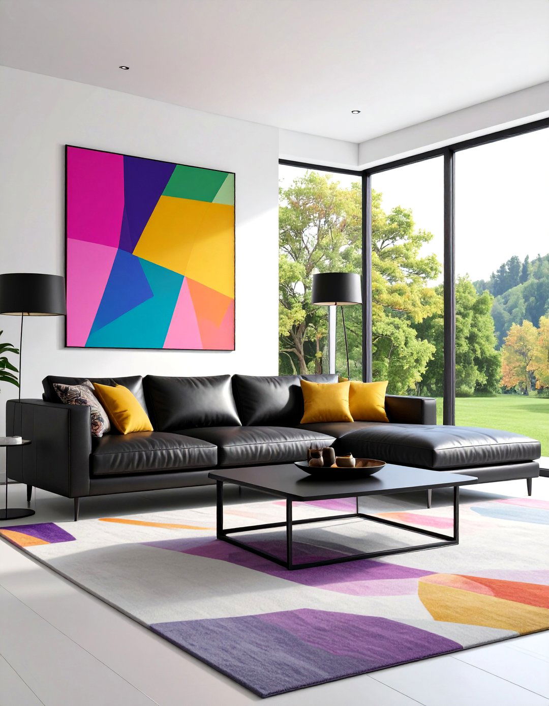 Simply White Living Room with Modern Minimalist Design - 25 Off-white Paint Colors for Room